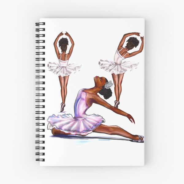 Item preview, African American  ballerina -#010 brown skin ballerinas. Top 100 best ballet gifts designed and sold by Artonmytee.