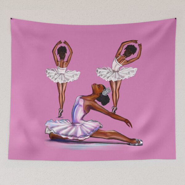 Item preview, African American  ballerina -#010 brown skin ballerinas. Top 100 best ballet gifts designed and sold by Artonmytee.