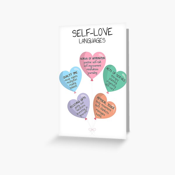 Item preview, Self Love Languages, Mental Health, Counselor Office, Art Therapy, Therapist Gift, Self Care, Counseling Tool, Psychology Decor designed and sold by Therapy Tools For All.