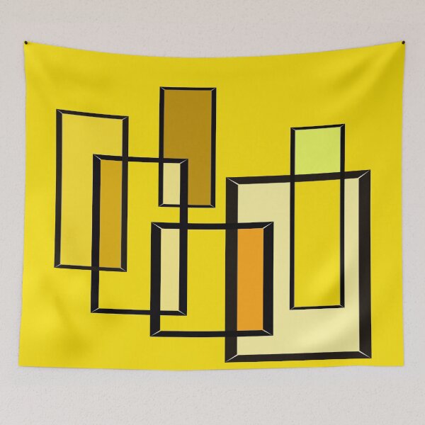 Item preview, Rectangle Geometry Pattern designed and sold by ZubiyaArt.