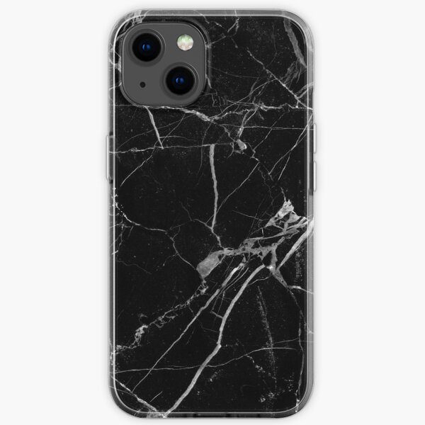 Black Marble iPhone Soft Case