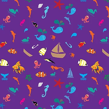 Artwork thumbnail, Fish Patterns by KAYS34