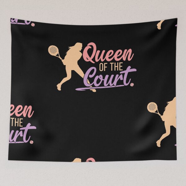 Item preview, Queen of the Court, Tennis Padel Platform designed and sold by FunSilly.