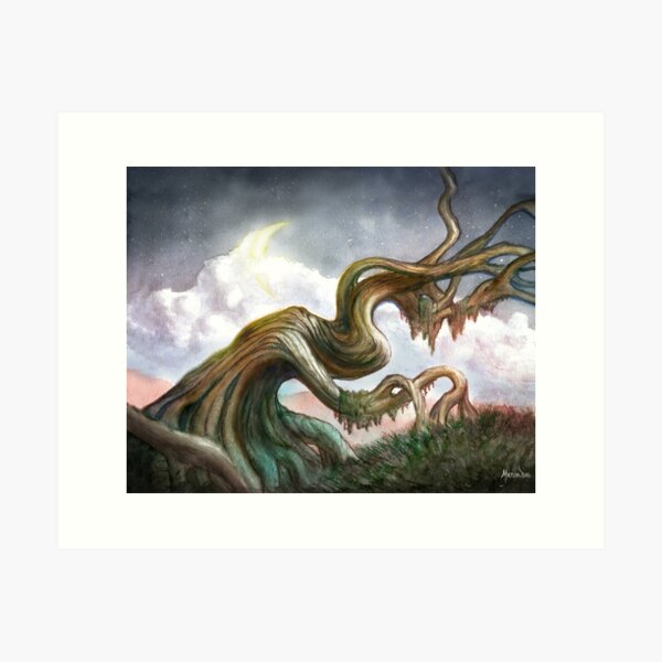 Moonlight Grown Art Print
