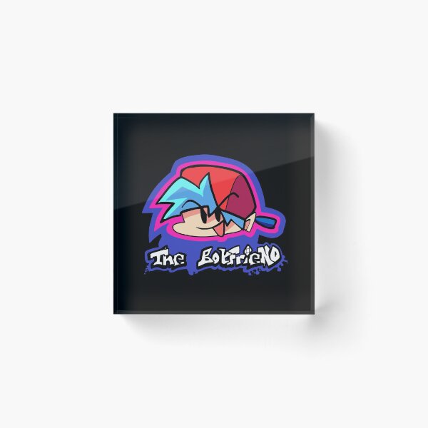 Item preview, Friday Night Funkin Boyfriend Name designed and sold by Sticker-Flix.