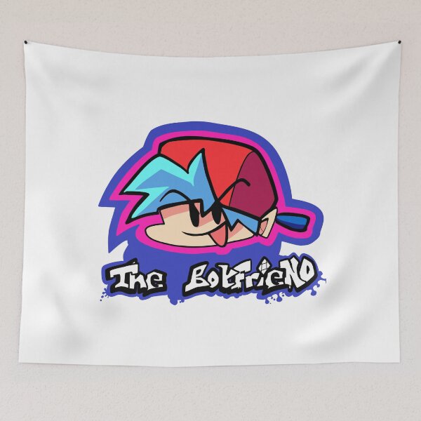 Item preview, Friday Night Funkin Boyfriend Name designed and sold by Sticker-Flix.
