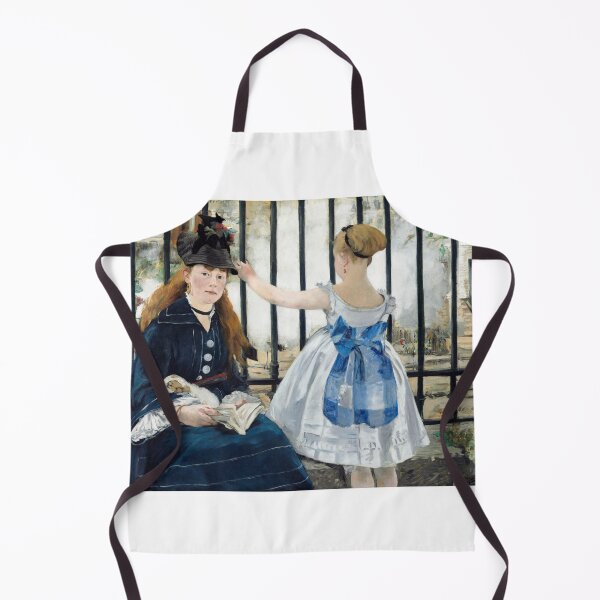 Item preview, The Railway (1873) painting in high resolution by Edouard Manet. Original from National Gallery of Art. designed and sold by LenaShines.