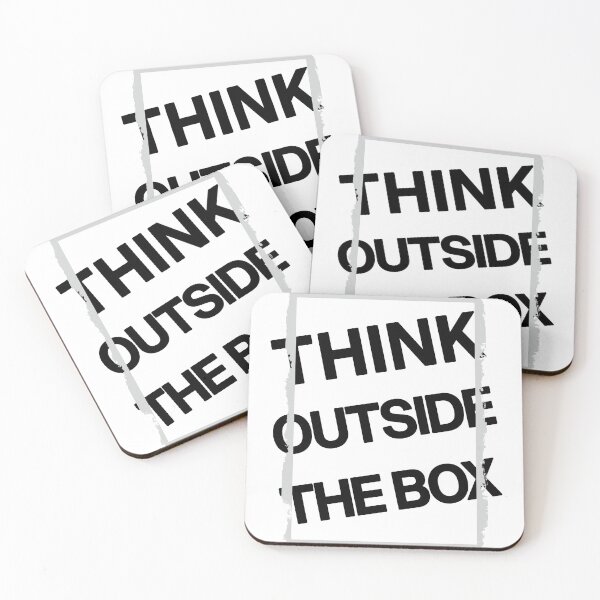 Item preview, Think different, outside the box designed and sold by InstaCreatives.