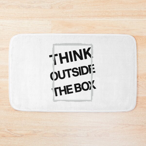 Item preview, Think different, outside the box designed and sold by InstaCreatives.