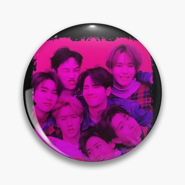 Item preview, GOT7 Kpop Group Members Purple Korean Kpop RGB Color Design designed and sold by Piosenka Art.