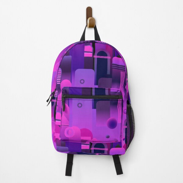 Item preview, Violet future city cyberpunk pattern designed and sold by YUBASShop.