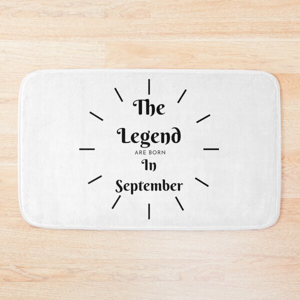 Item preview, The Legend Are Born In September designed and sold by Chanchane Store.