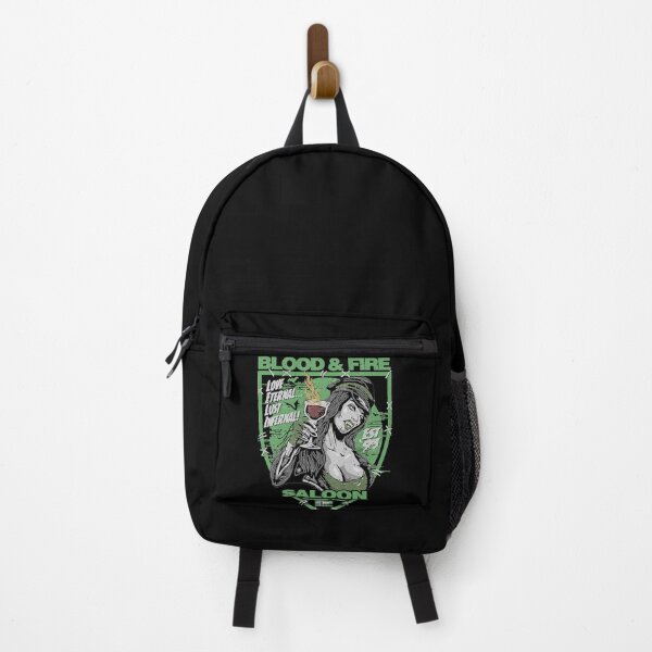 Item preview, Type O Negative Blood Fire Saloon Front And Back Green The Popular Child's Band Has Long Hair To Show The Rock Style That Is Loved By The Audience designed and sold by typenegativenic.
