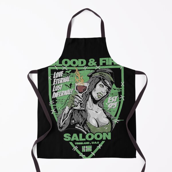 Item preview, Type O Negative Blood Fire Saloon Front And Back Green The Popular Child's Band Has Long Hair To Show The Rock Style That Is Loved By The Audience designed and sold by typenegativenic.