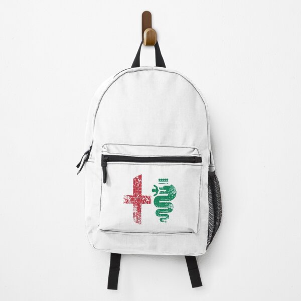 Grunge Alfa Romeo Logo Backpack