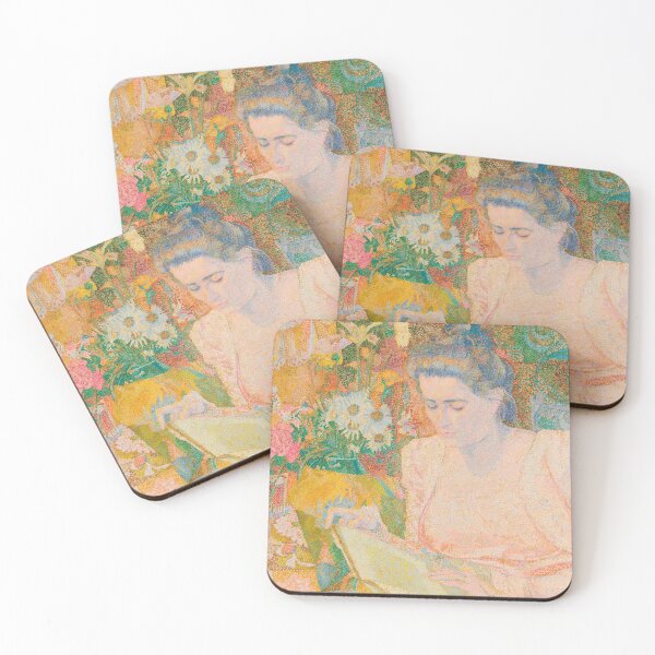 Item preview, Portrait of Mrs Marie Jeannette de Lange (1900) by Jan Toorop. Original from The Rijksmuseum. designed and sold by LenaShines.