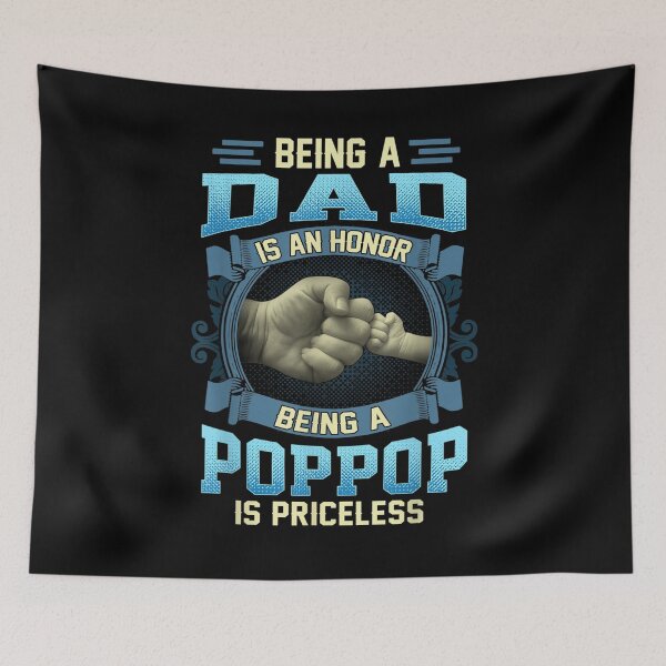 Item preview, Mens Being A Dad Is An Honor Being A Poppop Is Priceless  designed and sold by aliceshe.