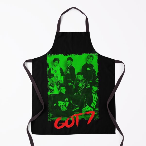 Item preview, GOT7 Kpop Group Members Green Korean Kpop RGB Color Design designed and sold by Piosenka Art.