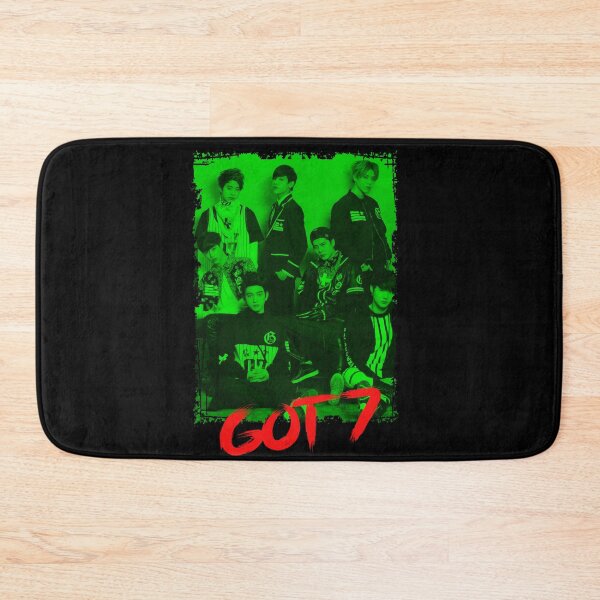 Item preview, GOT7 Kpop Group Members Green Korean Kpop RGB Color Design designed and sold by Piosenka Art.