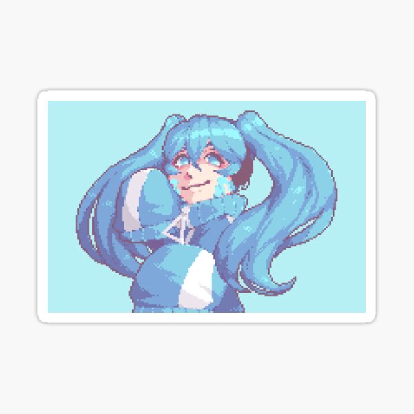 Vista previa del artículo con la obra «Pixel Ene Enomoto», diseñado y vendido por abitofkake.