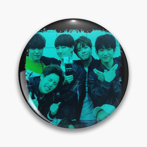 Item preview, GOT7 Kpop Group Members Blue Korean Kpop RGB Color Design designed and sold by Piosenka Art.