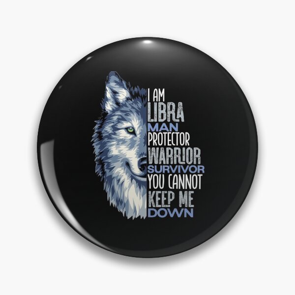 Item preview, Mens Wolf I Am Libra Man Warrior Positive designed and sold by Duongvantoan.