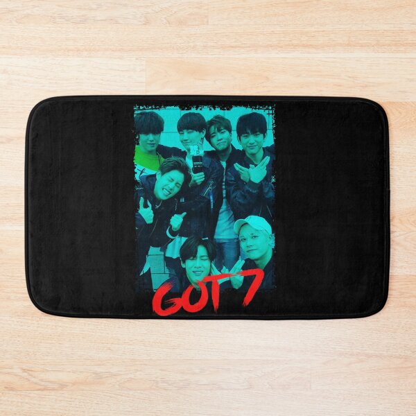 Item preview, GOT7 Kpop Group Members Blue Korean Kpop RGB Color Design designed and sold by Piosenka Art.