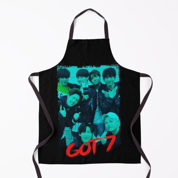 Item preview, GOT7 Kpop Group Members Blue Korean Kpop RGB Color Design designed and sold by Piosenka Art.