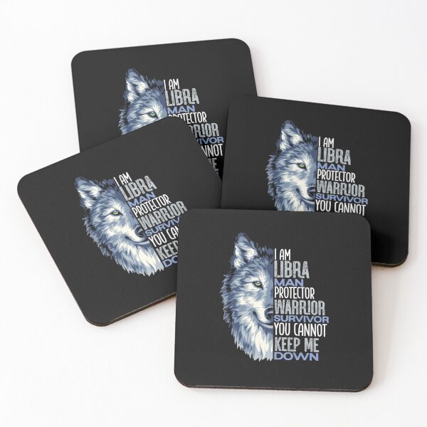 Item preview, Mens Wolf I Am Libra Man Warrior Positive designed and sold by Duongvantoan.