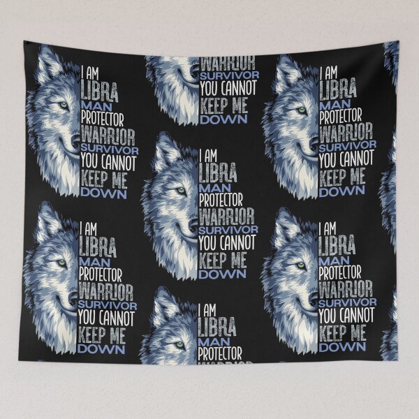 Item preview, Mens Wolf I Am Libra Man Warrior Positive designed and sold by Duongvantoan.