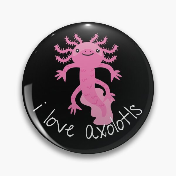 Item preview, I Love Axolotls Cute Simple Graphic Design designed and sold by EarthArtDesigns.