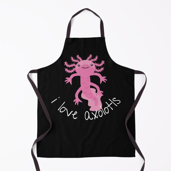 Item preview, I Love Axolotls Cute Simple Graphic Design designed and sold by EarthArtDesigns.