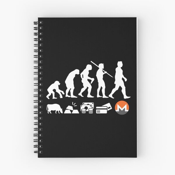 Artikelvorschau, Monero Evolution of Money XMR Crypto Logo entworfen und verkauft von SieJermiin.