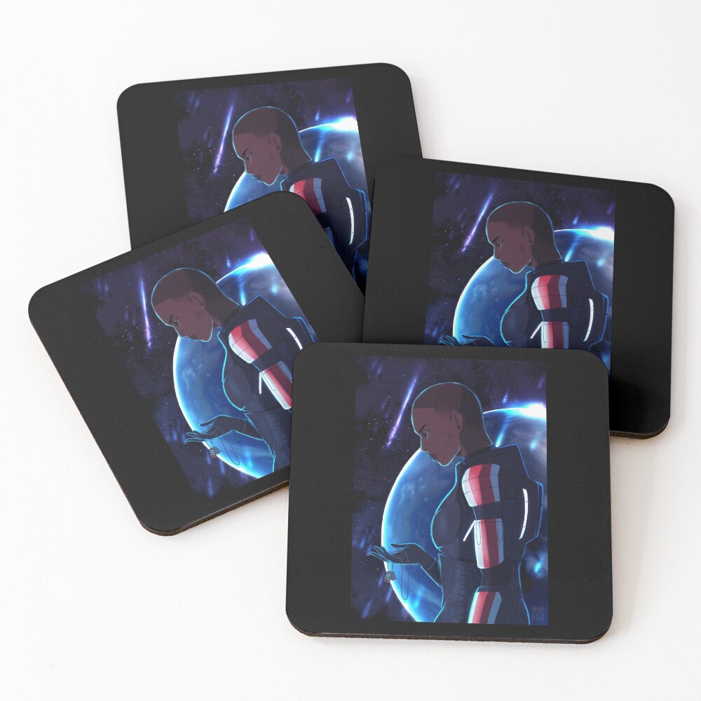 Item preview, Coasters (Set of 4) designed and sold by MoonlitAlien.