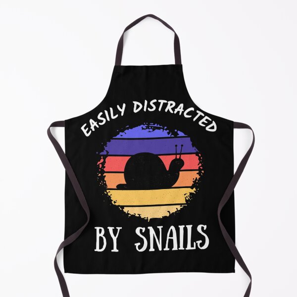 Item preview, Easily Distracted by Snails, Silhouette of Snail Vintage Colorful Rainbow Background designed and sold by subtleday.