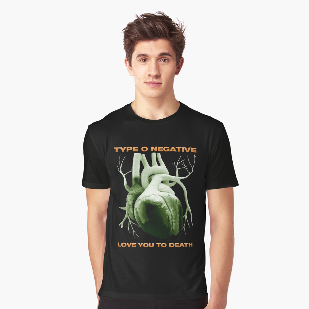 Type O Negative Love You To Death T-shirt Gothic Metal Rock Band T