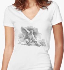 Tai Chi Women's Fitted V-Neck T-Shirt
