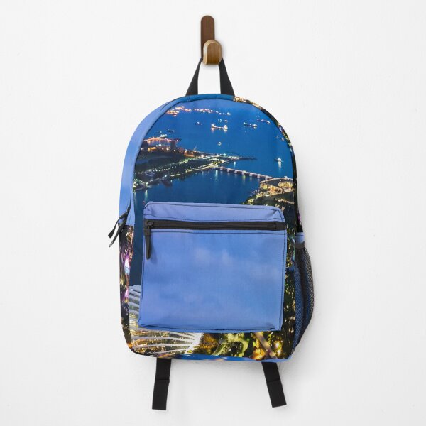 Item preview, Singapore Skyline Night View with Supertree Grove designed and sold by Happiness Creators.