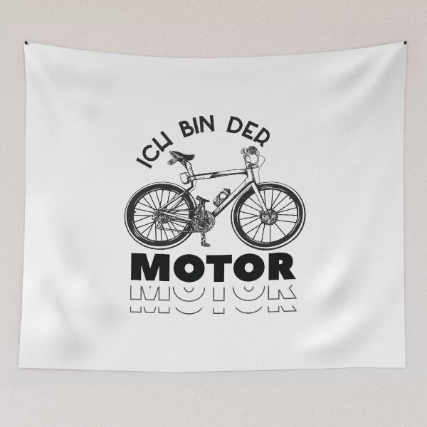 Item preview, Bike Bicycle Cycling I am the engine saying design designed and sold by brunsch-print.