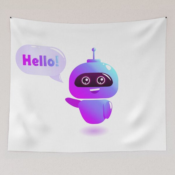 Item preview, Hola robot designed and sold by SLGreenArrow.