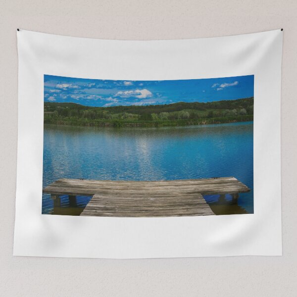 Item preview, Beautiful lake summer. designed and sold by SixArt69.