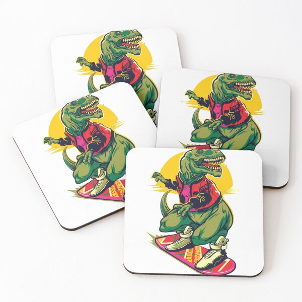 Item preview, cartoon of a dinosaur on skateboard.....!! designed and sold by VIVEK KUMAR RAI.