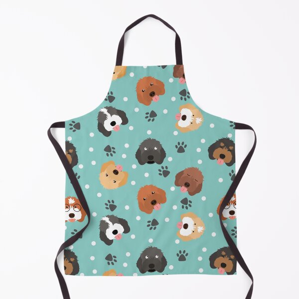 Item preview, Cute Cockapoo Cavapoo Cavoodle Dog Emoji - Green background designed and sold by Lulupainting.