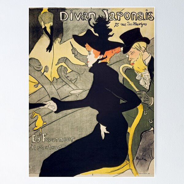 Artikel-Vorschau von Henri de Toulouse-Lautrec - Divan Japonais, designt und verkauft von Vivanne-art.