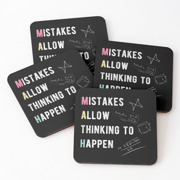 Item preview, Mistakes Allow Thinking To Happen designed and sold by StarsPower.