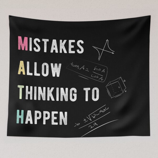 Item preview, Mistakes Allow Thinking To Happen designed and sold by StarsPower.