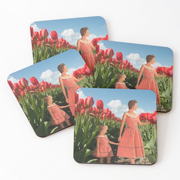 Item preview, Field of red tulips - Collage designed and sold by brokenchina.