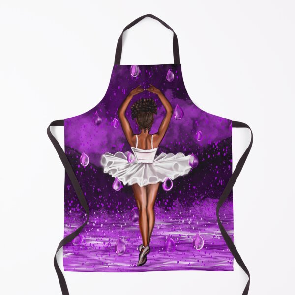 Item preview, Black ballerina with white tutu dancing in the rain, ballerina among raindrops falling into Water designed and sold by Artonmytee.