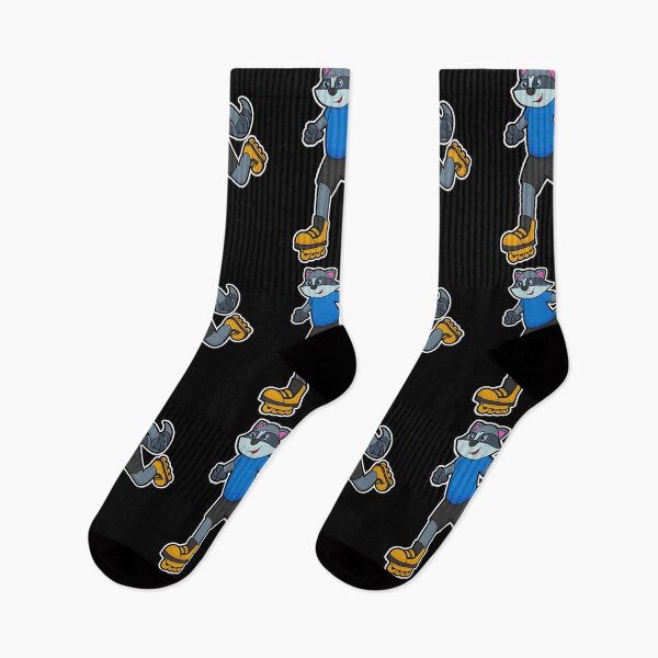 Item preview, Racoon as Skater with Inline skates designed and sold by Snabdesign84.
