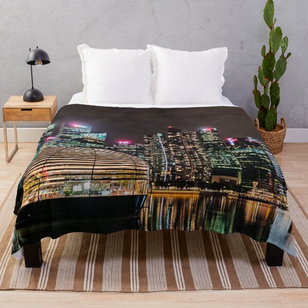 Item preview, Singapore Skyline Nightview Floating Apple Store designed and sold by Happiness Creators.